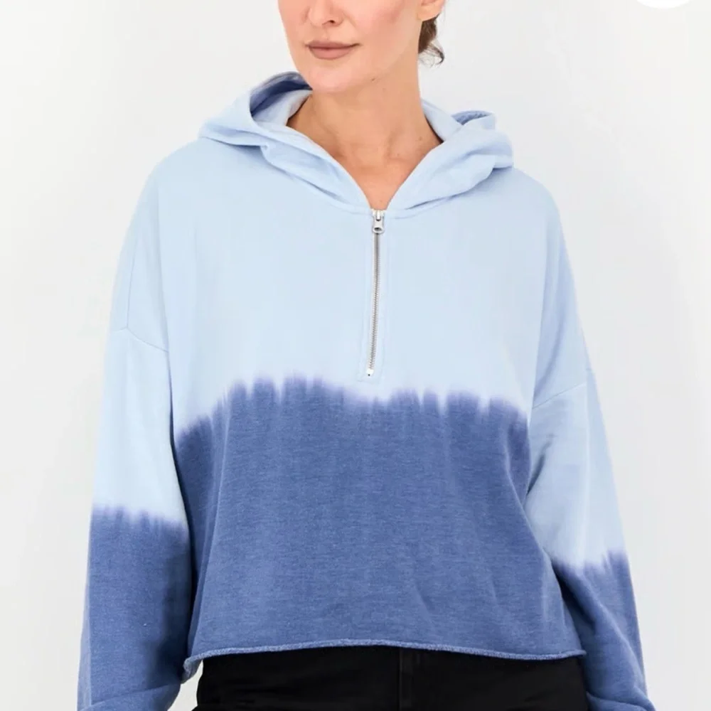 Aerie Blue Gradient Half-Zip Hoodie​
